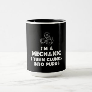 Taza Soy un mecánico gracioso
