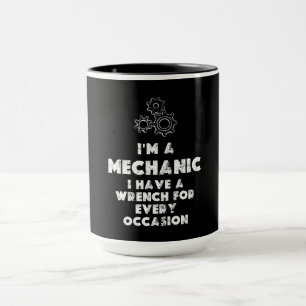 Taza Soy un mecánico gracioso