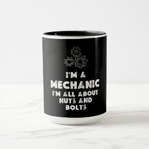 Taza Soy un mecánico gracioso