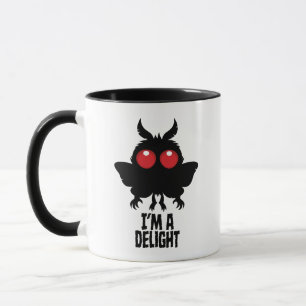 Taza Soy un Mothman Delicioso Críptido Cute