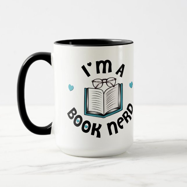 Taza Soy un Nerd del Libro (Izquierda)