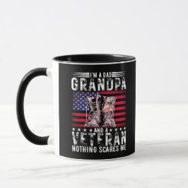 Taza Soy un papá abuelo veterano divertido padre jubila