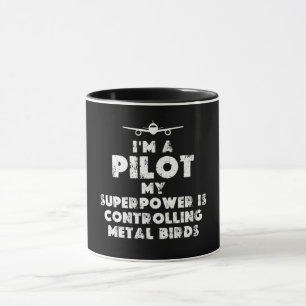 Taza Soy un piloto gracioso