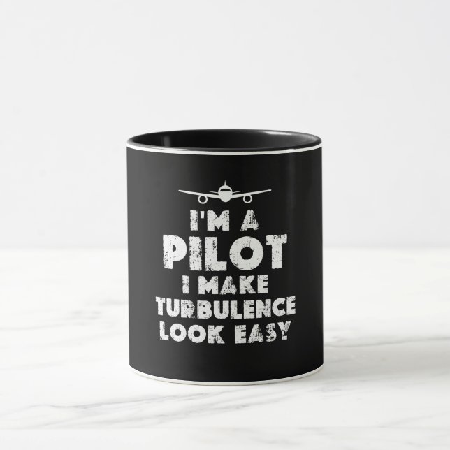 Taza Soy un piloto gracioso (Centro)