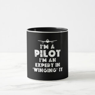 Taza Soy un piloto gracioso