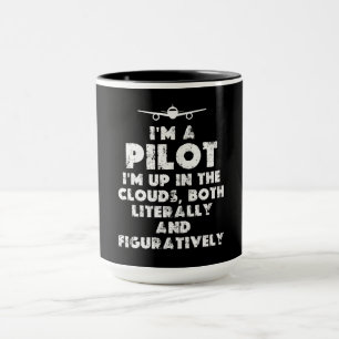 Taza Soy un piloto gracioso