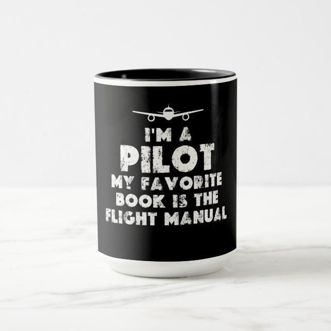 Taza Soy un piloto gracioso (Centro)