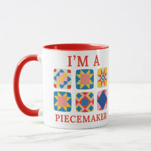 Taza Soy un pionero - Gracioso Quilter