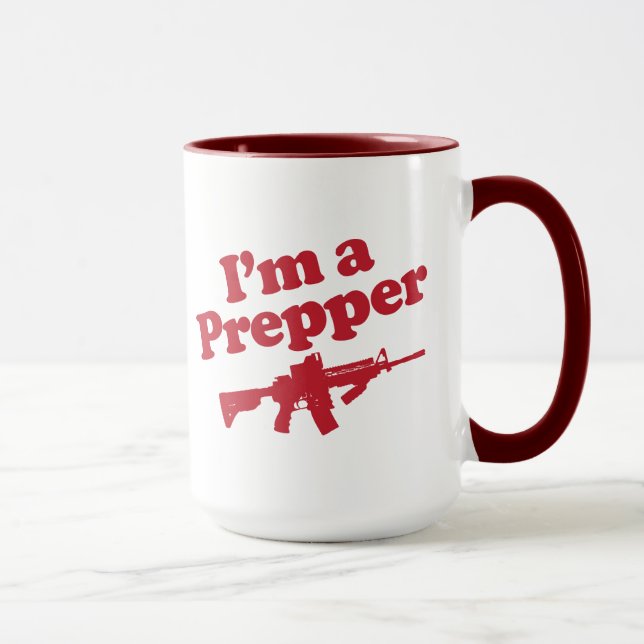 Taza Soy un Prepper (Derecha)