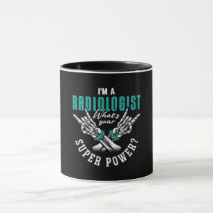 Taza Soy un radioólogo de radiografía de super potencia