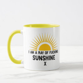 Taza Soy un rayo de maricón Sunshine X gracioso sarcást