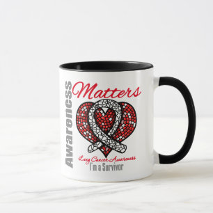 Taza Soy un superviviente - materias de la conciencia