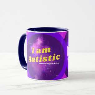 Taza Soy un tazón de café neuroDivergente rebelde autis