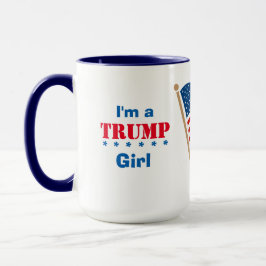 Taza Soy una chica Trump EE. UU.