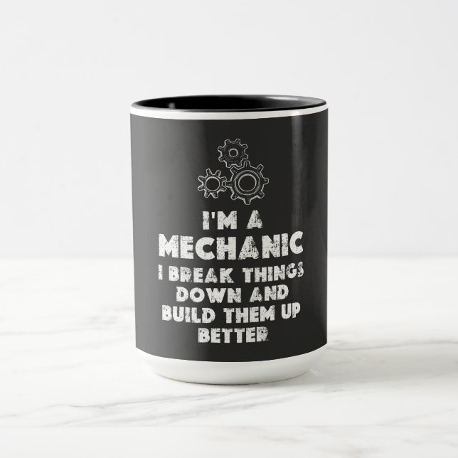 Taza Soy Una Cita Funny Mecánica (Centro)