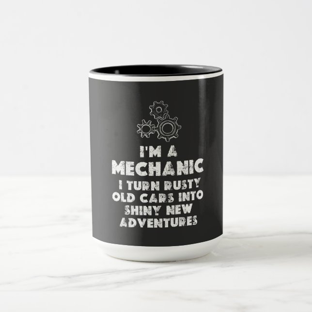 Taza Soy Una Cita Funny Mecánica (Centro)