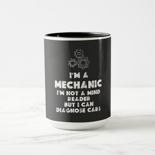 Taza Soy Una Cita Funny Mecánica (Centro)