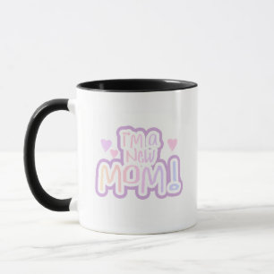 Taza Soy una nueva mamá camisetas y regalos