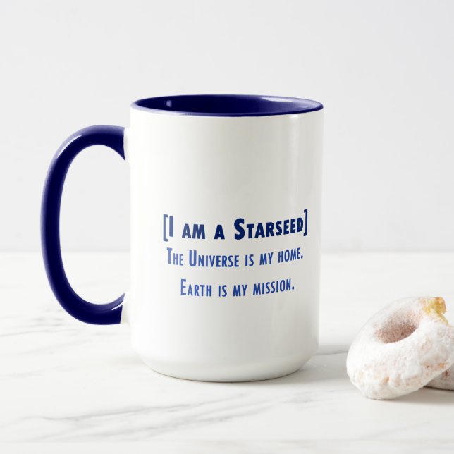 Taza Soy una Starground. Universo mi hogar. Misión Tier (Con donut)