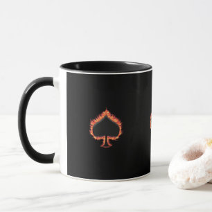 Taza Spades Flames