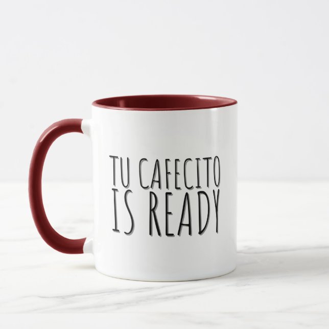 Taza Spanglish Mugs - Tu Cafecito (Izquierda)