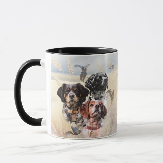 Taza Spaniel de Bretaña (Izquierda)
