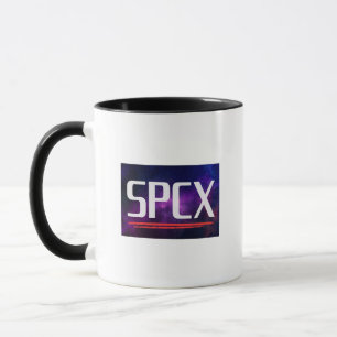 Taza SPCX SpaceX OPI Inversor Diseño Acción Espacial