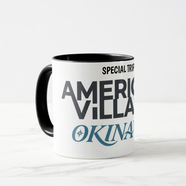 Taza Special Trip Okinawa Japan Tropical Vacation Mug (Anverso izquierdo)