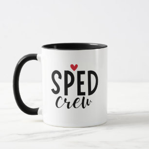 Taza Sped Crew Profesora Especial de Educación de regre