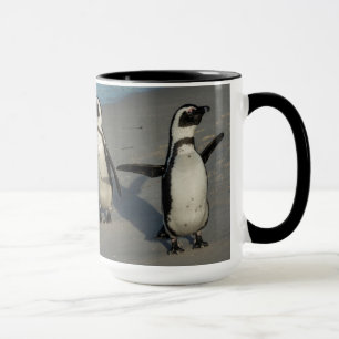 Taza Spheniscus africano Demersus de los pingüinos el