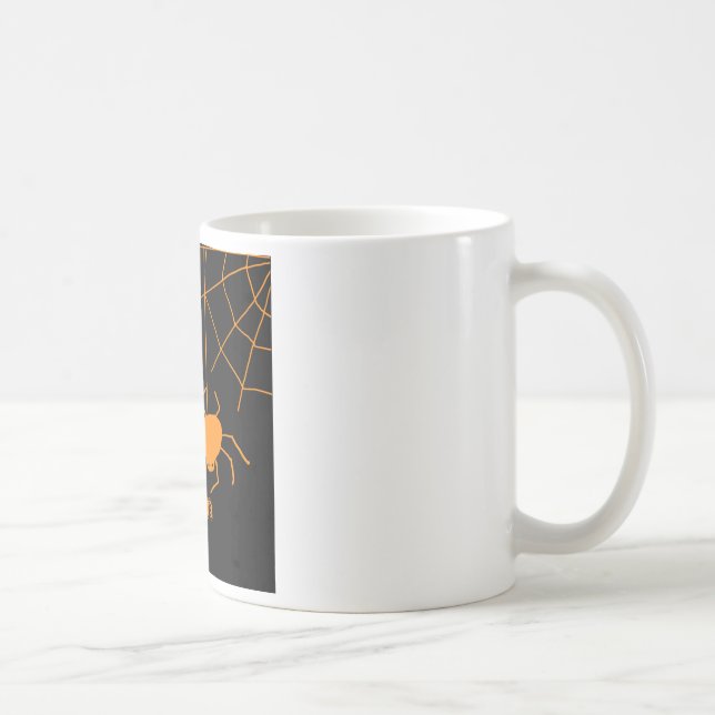 Taza Spider Web Happy Halloween Mug (Derecha)