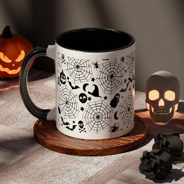 Taza Spiderwebs Halloween Spooky