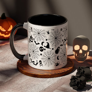 Taza Spiderwebs Halloween Spooky