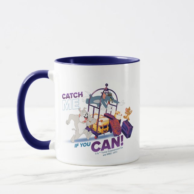 Taza Spike, Tom Y Jerry - Atrápame Si Puedes (Izquierda)