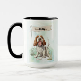 Taza Spinone Italiano Watercolor Personalized Dog