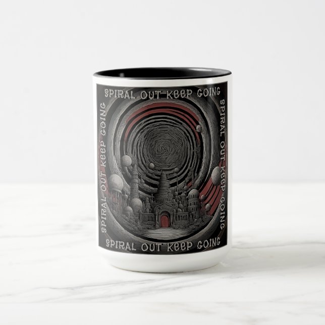 Taza Spiral Out Keep Goong - Herramienta Retro Art (Centro)