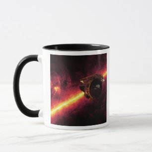 Taza Spitzer visto contra el cielo infrarrojo 2