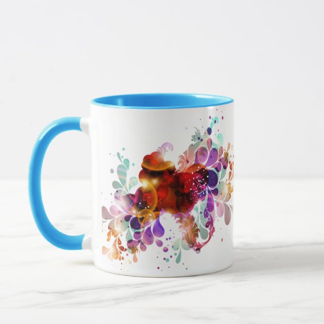 Taza Splash de color salvaje (Izquierda)