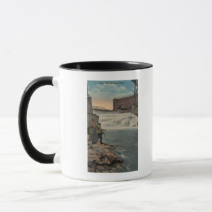 Taza Spokane, WA - pesca de los pares en caídas más