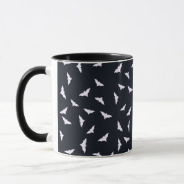 Taza Spooky Bats Black Halloween Mug
