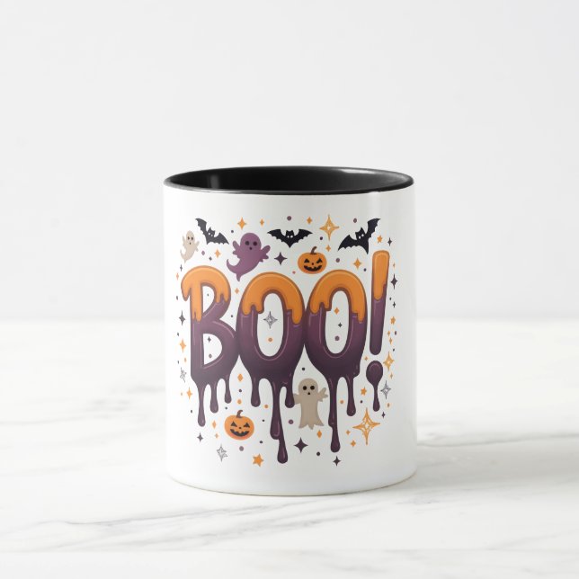 Taza Spooky Halloween Mug - Diseño divertido (Centro)