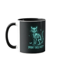 Taza Spooky Skele-Kitty
