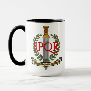 Taza SPQR Gladius - Senatus Populusque Romanus 