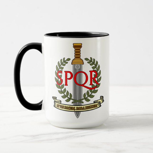 Taza SPQR Gladius - Senatus Populusque Romanus  (Izquierda)
