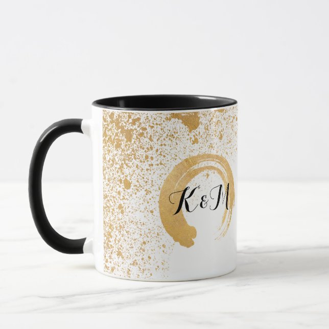 Taza Spray Gold Leaf (Izquierda)