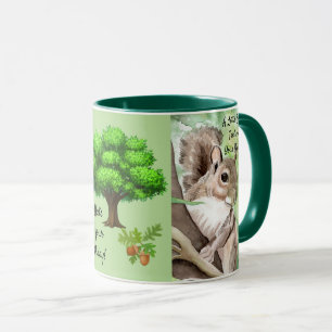 Taza SQUIRREL Café Té Tea Cup Arte Original