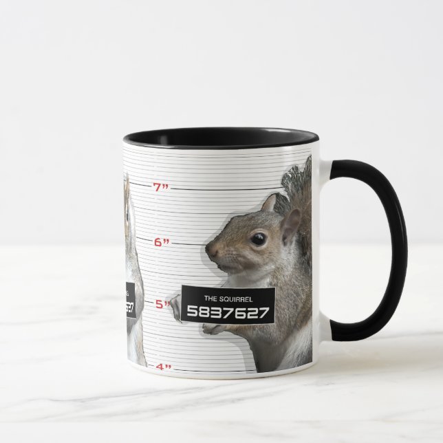 Taza Squirrel Mug Shot (Derecha)