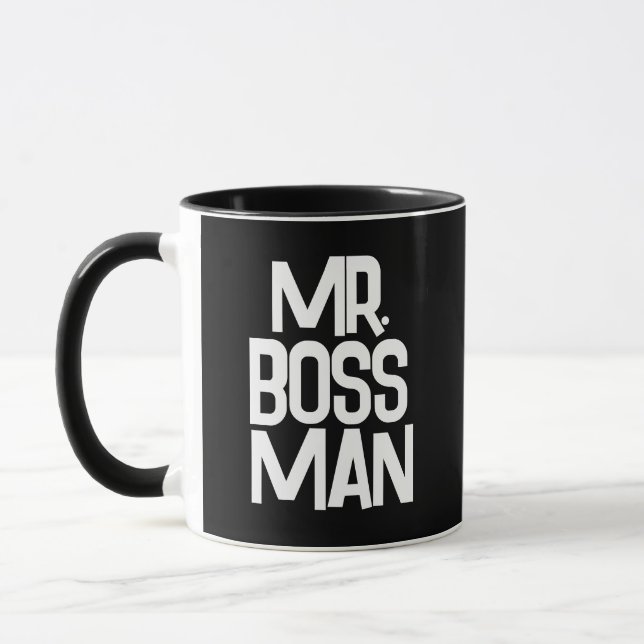 TAZA SR. BOSS MAN COFFEE MUG (Izquierda)