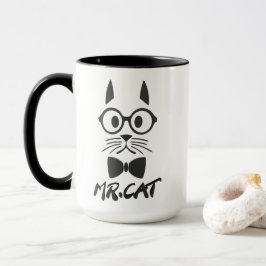 Taza Sr. Cat negro
