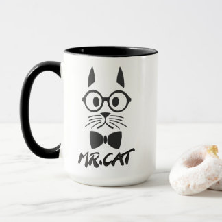 Taza Sr. Cat negro